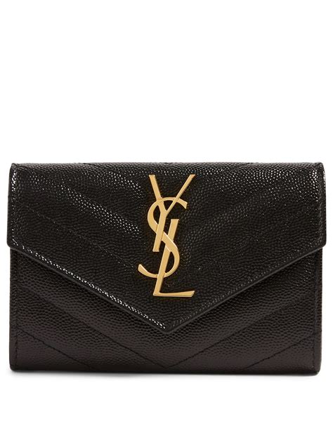 ysl monogram college white|YSL monogram wallet price.